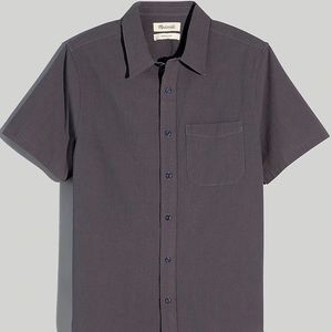 Madewell Cotton Short-Sleeve Button-Up Shirt